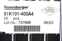 70x Rosenberger 51K101-400A4 BNC Cable Connector unused