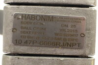Habonim 10 47P-6666RJ/NPT DN25 Kugelhahn unused