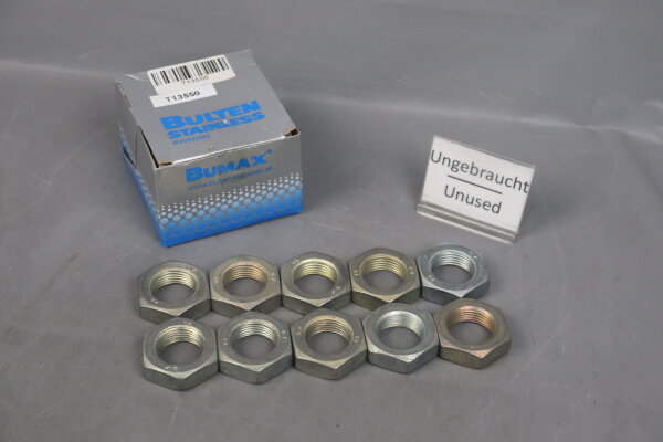 Bulten Stainless KL.04 DIN 439 FZB10.M27X2 Sechskantmuttern 2104242-1 Unused OVP