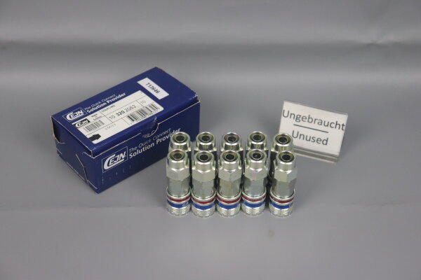CEJN Coupling 9,5X13,5 10 320 2063 10 St&uuml;ck 103202063 Unused OVP
