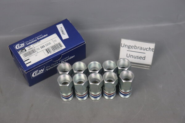 CEJN Coupling 1/2" 10 320 2205 10 Stück 103202205 Unused OVP