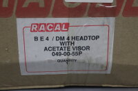 Racal BS2092/1/2/C/M LIC. No.6613 BE4/nDM4 Headtop + Visor 049-00-55P Unused OVP