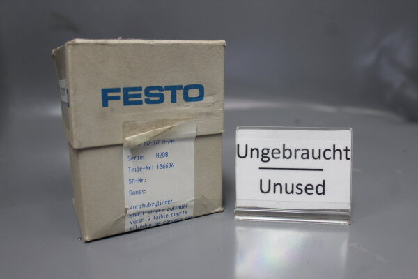 Festo ADVU-50-10-A-PA Kurzhubzylinder 156636 unused OVP