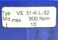 Groschopp WK 1781401 + VE 31-K-L-32 Drehstrommotor