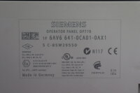 Siemens Simatic Panel 6AV6 641-0CA01-0AX1 E-Stand: 13 Operator Panel used
