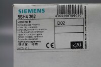 Siemens 5SH4 362 D02 Schraubkappe Keramik (20 Stk.) Unused OVP