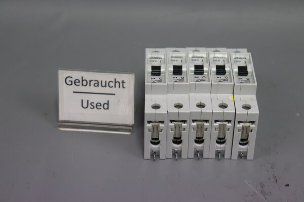 Siemens 5SX21 (5 Stk.) Sicherung Used
