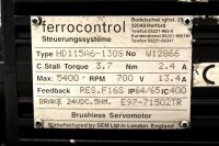 Ferrocontrol HD115A6-130S Brushless Servomotor 5400rpm used