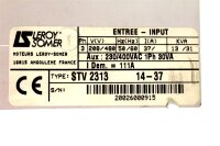 Leroy Somer STV 2313 14-37 Elektronisches Kontrollger&auml;t used  damaged