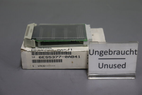 Siemens Simatic S5 6ES5377-0AB41 E-Stand 05 Speichermodul unused OVP