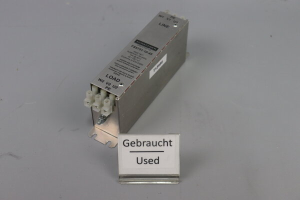 Schaffner FS5751-10-45 Netzfilter used