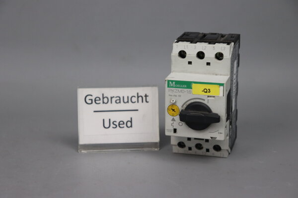 Moeller PKZM0-1,6 Motorschutzhalter 1,6A used