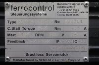 Ferrocontrol HD115C6-130S Servomotor used
