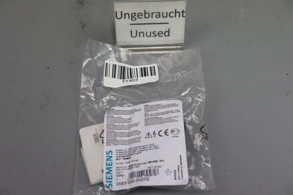 Siemens IS 3SE5 000-0AD02 Antriebskopf Rollenst&ouml;&szlig;el unused OVP