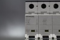 Siemens 5SY41 MCB C16 5SY41MCBC16 Leitungsschutzschalter used
