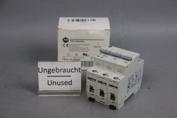Allen Bradley 1492-SP3B060 Leitungsschutzschalter Unused OVP