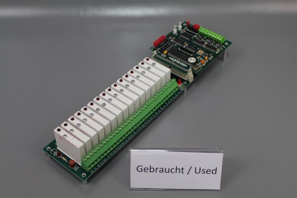 Opto22 G4PB16H + 16x G4 IDC5 + Opto22 B1 Digital Brain Board used