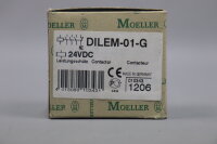 Eaton Moeller DILEM-01-G 010343 Leistungssch&uuml;tz 24VDC Unused OVP