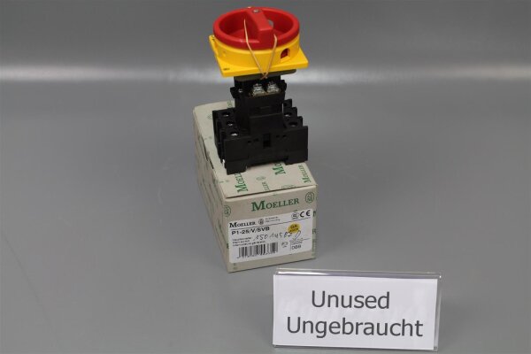 MOELLER P1-25/V/SVB 055335 Hauptschalter Main switch Unused OVP