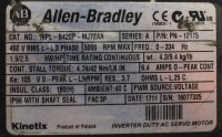 Allen Bradley MPL-B420P-MJ72AA Servomotor 1,9kW 5000rpm damaged Used