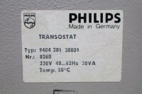 Philips 9404 201 30001 Transostat 220V 48/60Hz 30V Used
