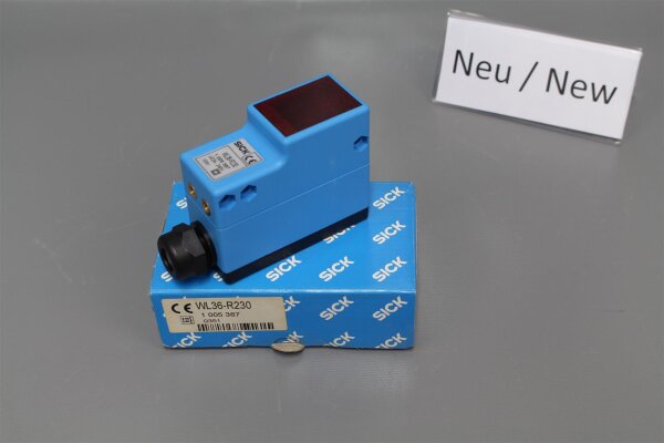 Sick WL36-R230 Reflektionslichtschranke 1 005 387 Unused OVP