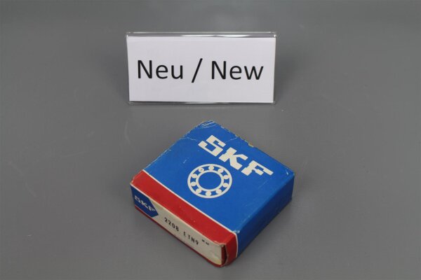SKF 2208 ETN9 Pendelkugellager 40x80x23mm unused/ovp