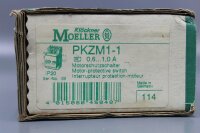 Kl&ouml;ckner Moeller PKZM1-1 Motorschutzschalter 0,6-1,0A gebraucht/OVP