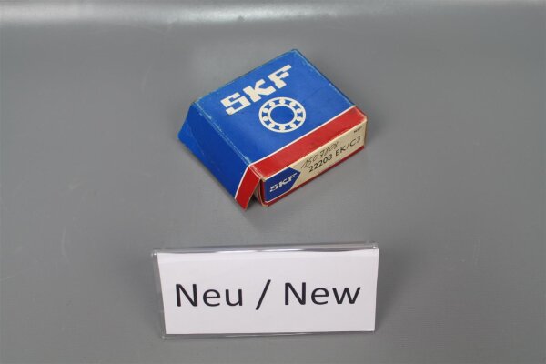 SKF 22208 EK/C3 Pendelrollenlager 40x80x23mm unused ovp