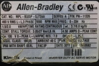 Allen-Bradley MPL-B320P-SJ72AA Servomotor 1,5kW 5000rpm Unused