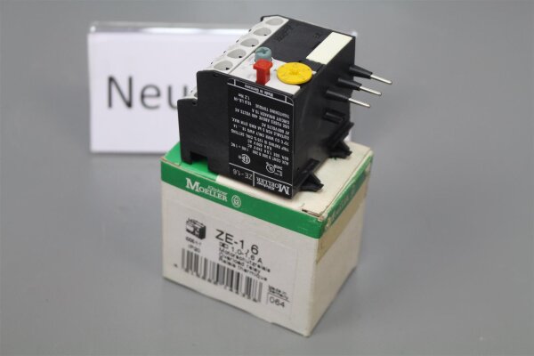 Moeller ZE1,6 Motorschutzrelais 1,0-1,6A Unused OVP