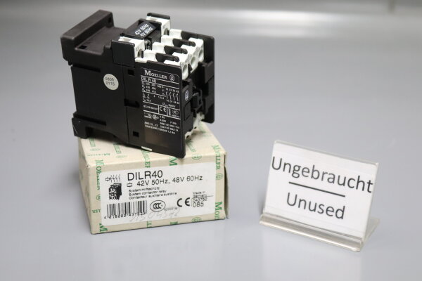 Kl&ouml;ckner Moeller DILR40 Hilfssch&uuml;tz 42V 50Hz/48V 60Hz Unused OVP