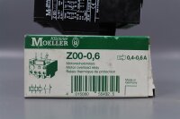 Moeller Z00-0,6 Motorschutzrelais Einstellbereich 0,4-0,6 A Unused OVP