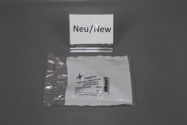 Teleg&auml;rtner J01002A1261Z BNC- Kabelstecker unused