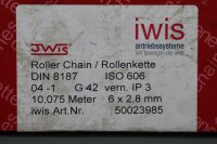 Iwis 04-1 G42 Rollenkette 10 Meter 6x2,8 mm