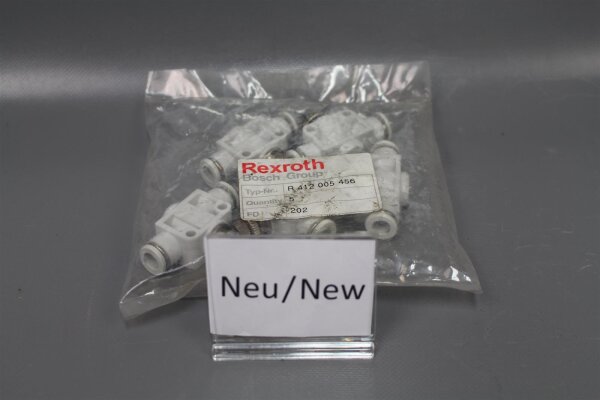 Rexroth R412 005 456 Steckanschluss 5 Stck R412005456 unused