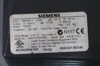 Siemens Simovert 6SE3221-5DC40 Micromaster 6SE32215DC40 Used