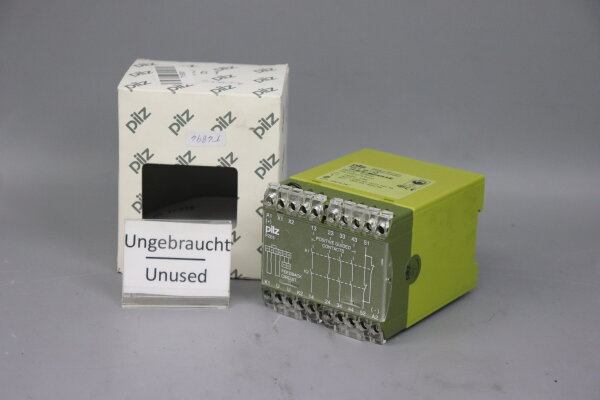 Pilz PZE 5 4S/1&Ouml; 474910 Sicherheitsrelais 24VDC 3.5W unused OVP