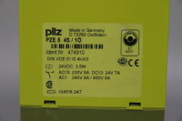 Pilz PZE 5 4S/1Ö 474910 Sicherheitsrelais 24VDC 3.5W...