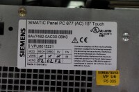 Siemens Simatic Panel PC 677 (AC) 15&quot; Touch 6AV7462-0AC30-0BK0 used