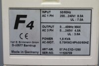 KEB 07.F4.C1D-1280 Frequenzumrichter 1,8KVA 0.75KW2 defect