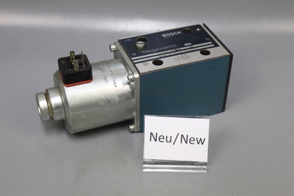 Bosch 0 810 001 048 Wegeventil 315 bar mit 0831 000 150 Solenoid Unused