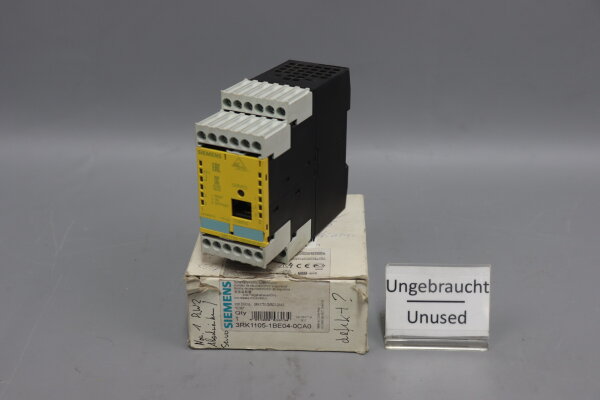 Siemens 3RK1105-1BE04-0CA0 Sicherheits Monitor 24VDC Unused OVP