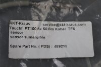 PT100 6 Meter Tauchf&uuml;hler TF6 Temperatursensor Unused