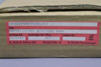 E. Dold & Söhne KG AA 9943.11/001 Unterspannungsrelais 3AC 400V Unused OVP