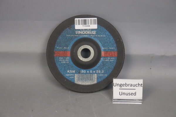 Rhodius Schruppscheibe Stahl KSM 180x8x22,2 8600 rpm DSA1126 Unused
