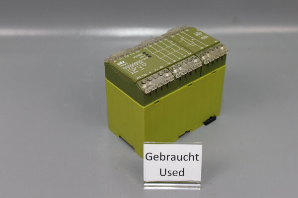 Pilz PNOZ/3 Sicherheitsrelais PNOZ3 230VAC 5S 1W Used