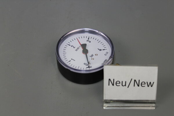 Wika EN837-1 Manometer 4 bar Unused