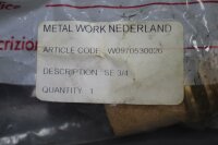 Metal Work Nederland W0970530026 Silencer SE 3/4 Unused