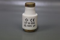 Protec.class DTIII 50A 500V Sicherung 5 Stueck Set Unused OVP